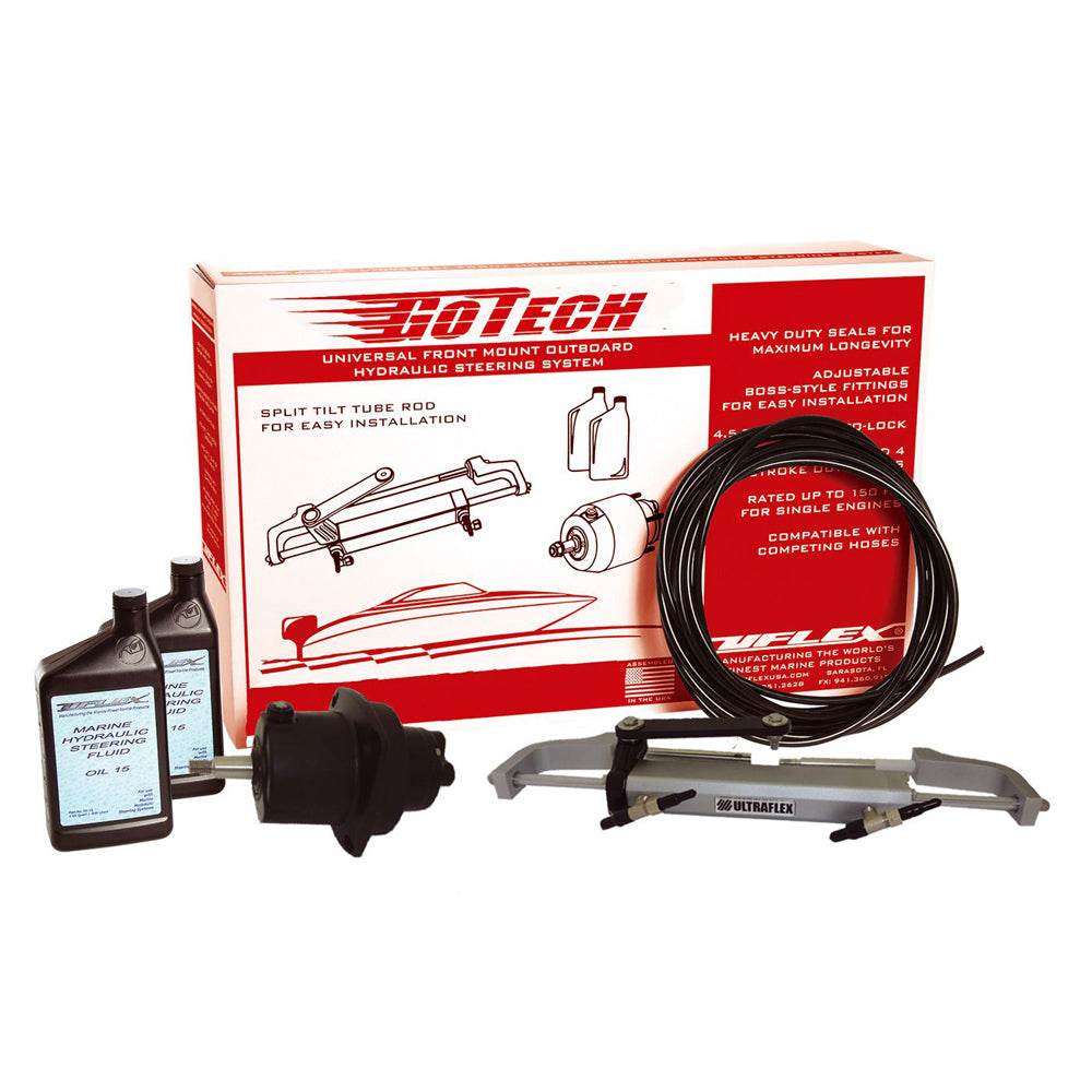 Suncoast Marine and Auto offers UFlex GoTech 1.0 Universal Front Mount Outboard Hydraulic Steering System [GOTECH 1.0]