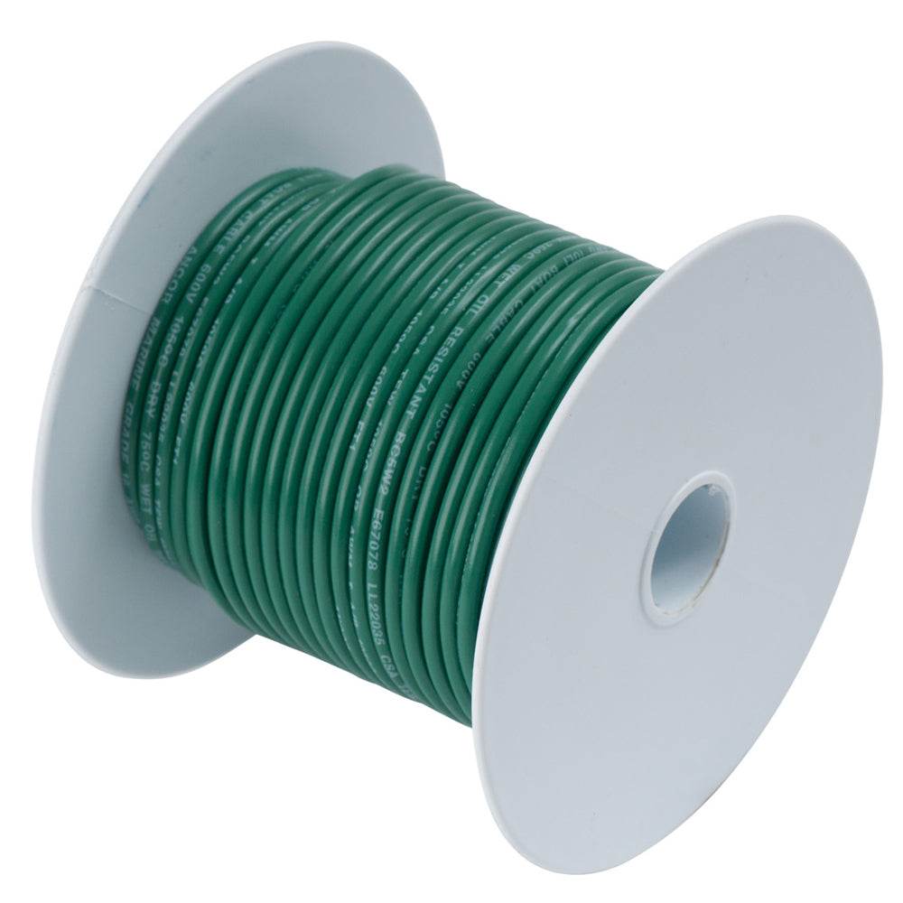 Suncoast Marine and Auto offers Ancor Green 14AWG Tinned Copper Wire - 100' [104310]