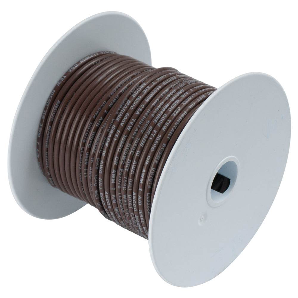 Suncoast Marine and Auto offers Ancor Brown 14AWG Tinned Copper Wire - 100' [104210]