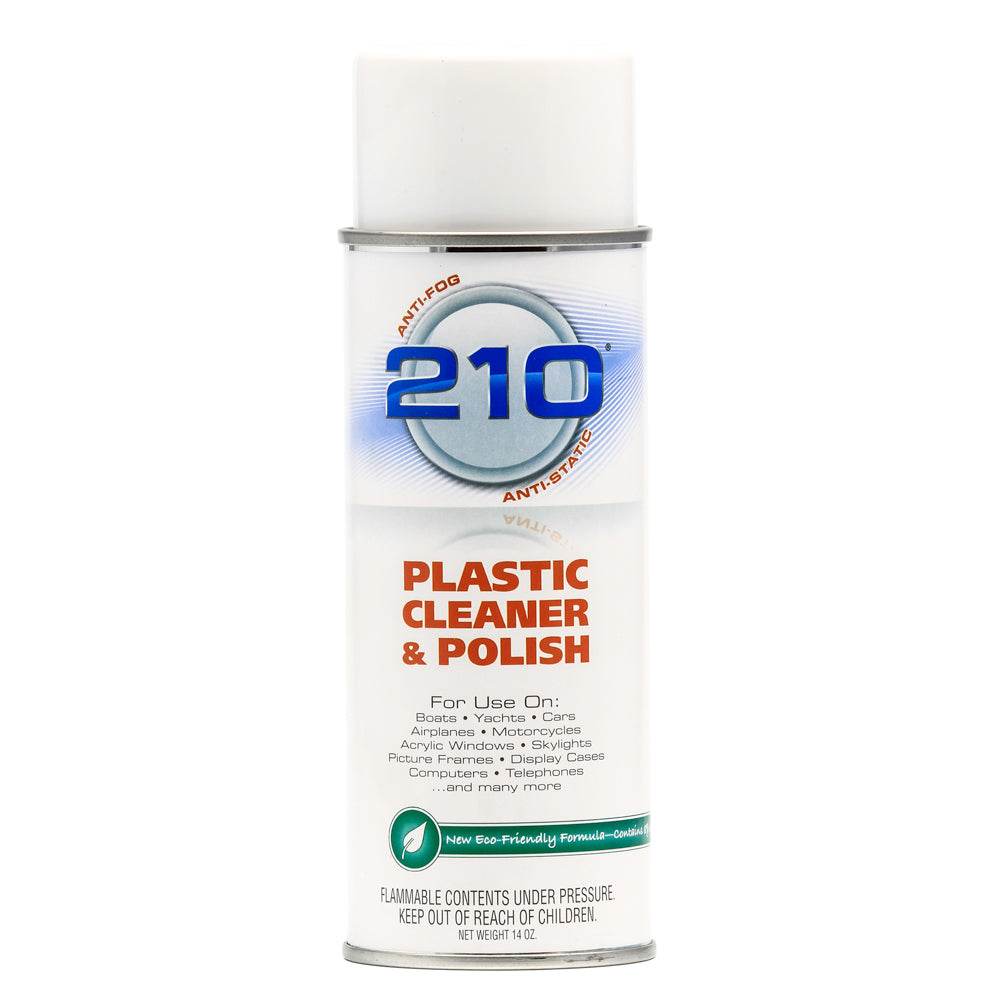 Suncoast Marine and Auto offers Camco 210 Plastic Cleaner Polish 14oz Spray [40934]