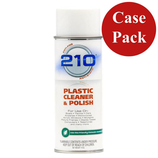 Suncoast Marine and Auto offers Camco 210 Plastic Cleaner Polish - 14oz Spray - Case of 12 [40934CASE]