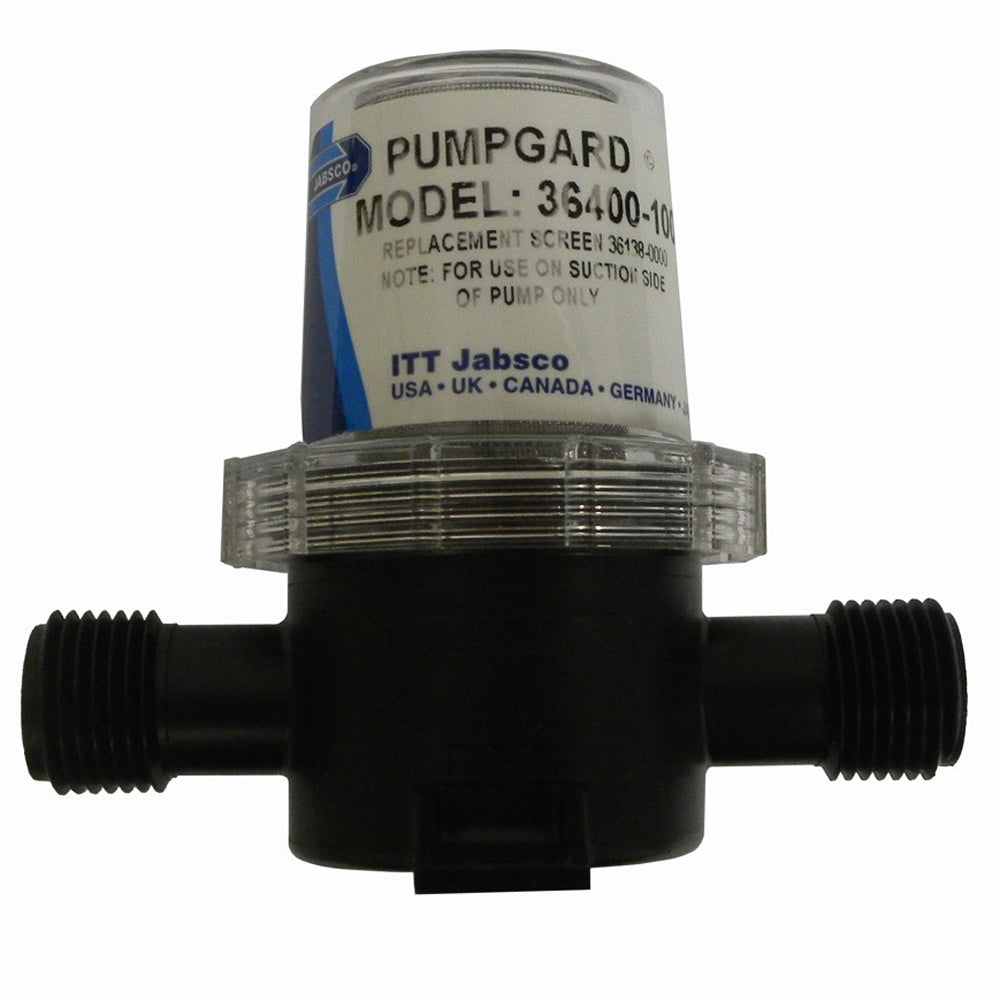 Suncoast Marine and Auto offers Jabsco Pumpguard In-Line Strainer - 1/2" NPT Port [36400-1000]