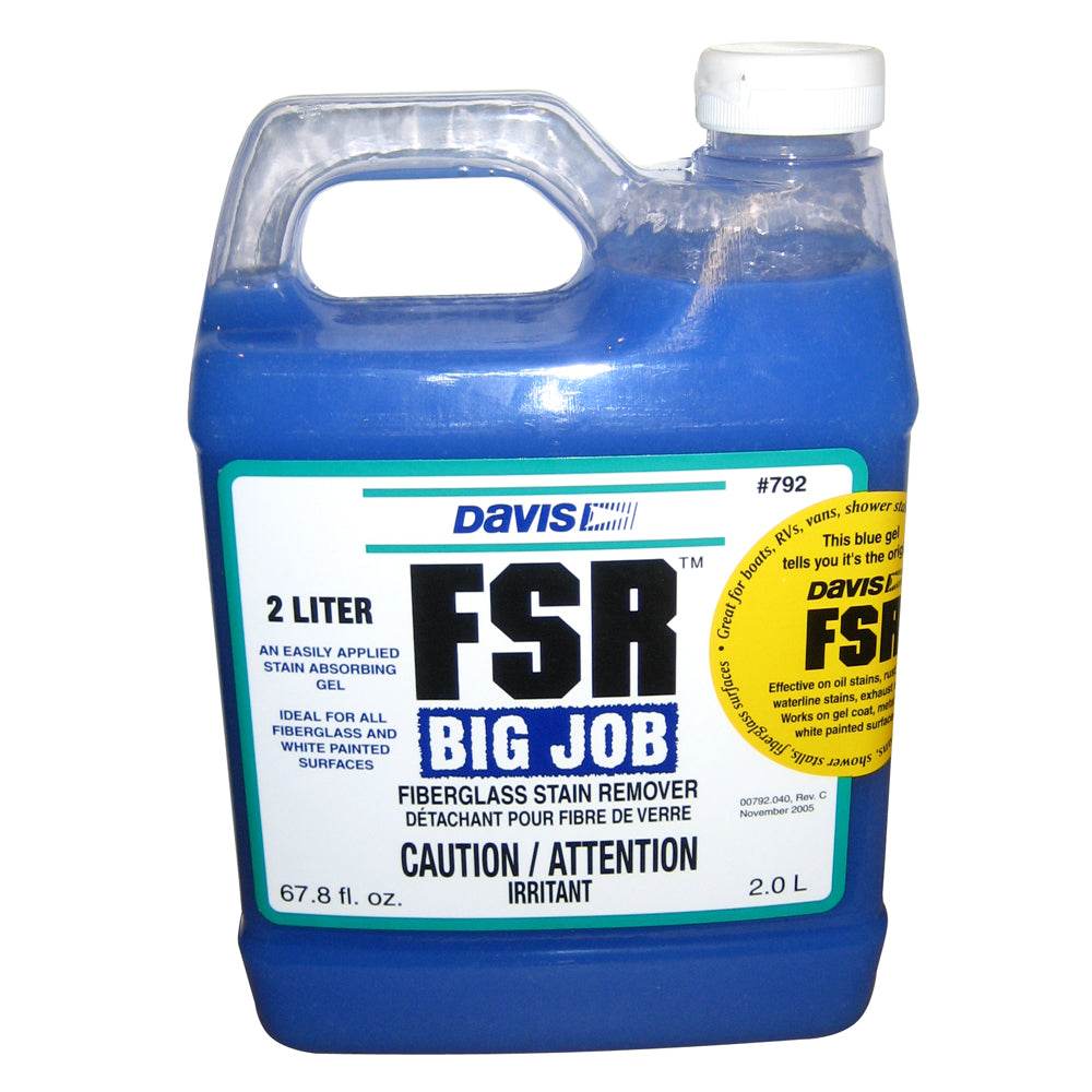 Suncoast Marine and Auto offers Davis FSR Big Job Fiberglass Stain Remover - 2-Liter [792]