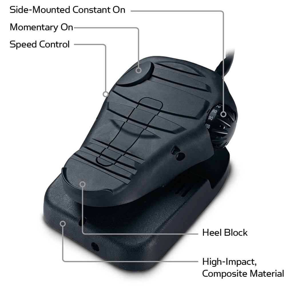 Suncoast Marine and Auto offers Minn Kota Maxxum 70/BG - Bowguard Foot Control - 24V-70lb-52" [1368562]