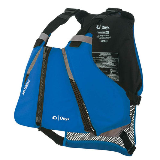 Suncoast Marine and Auto offers Onyx MoveVent Curve Paddle Sports Life Vest - XS/S - Blue [122000-500-020-16]