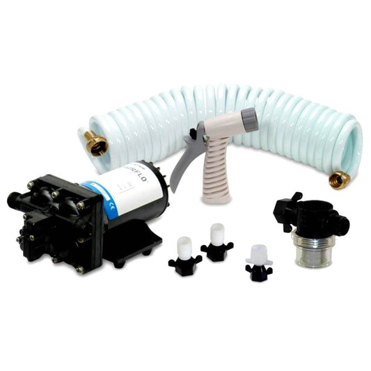 Suncoast Marine and Auto offers Shurflo by Pentair BLASTERII Washdown Kit - 12VDC, 3.5GPM w/25 Hose, Nozzle, Strainer Fittings [4338-121-E07]