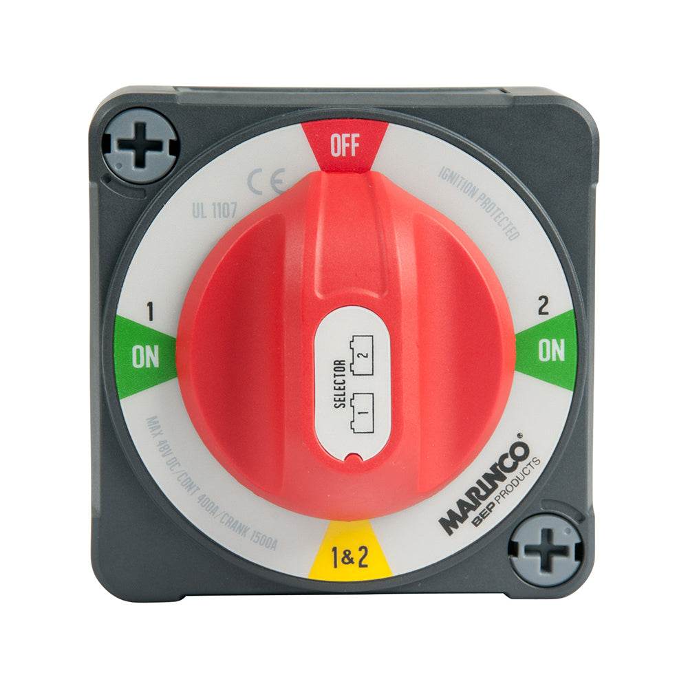 Suncoast Marine and Auto offers BEP Pro Installer 400A EZ-Mount Battery Selector Switch (1-2-Both-Off) [771-S-EZ]