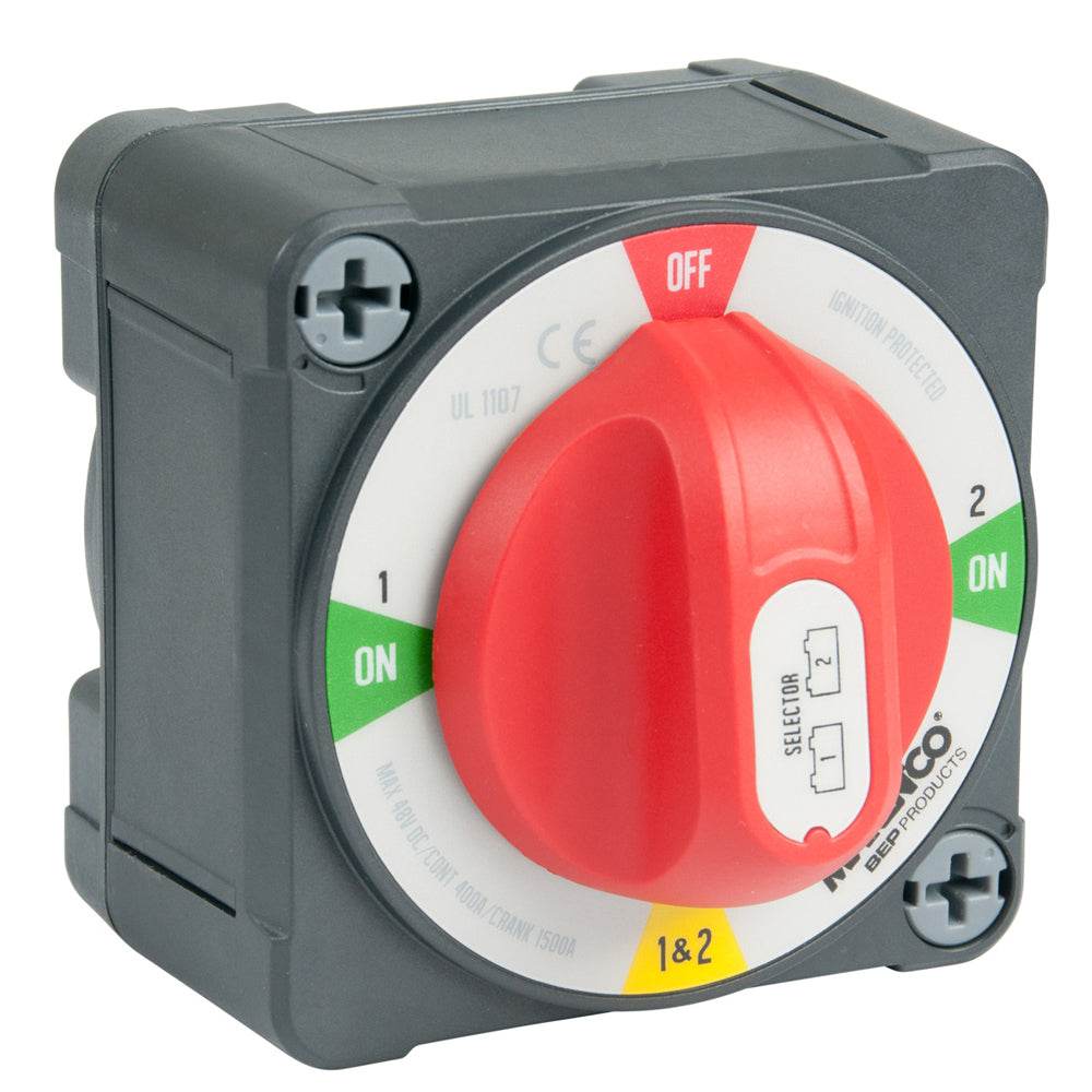 Suncoast Marine and Auto offers BEP Pro Installer 400A EZ-Mount Battery Selector Switch (1-2-Both-Off) [771-S-EZ]