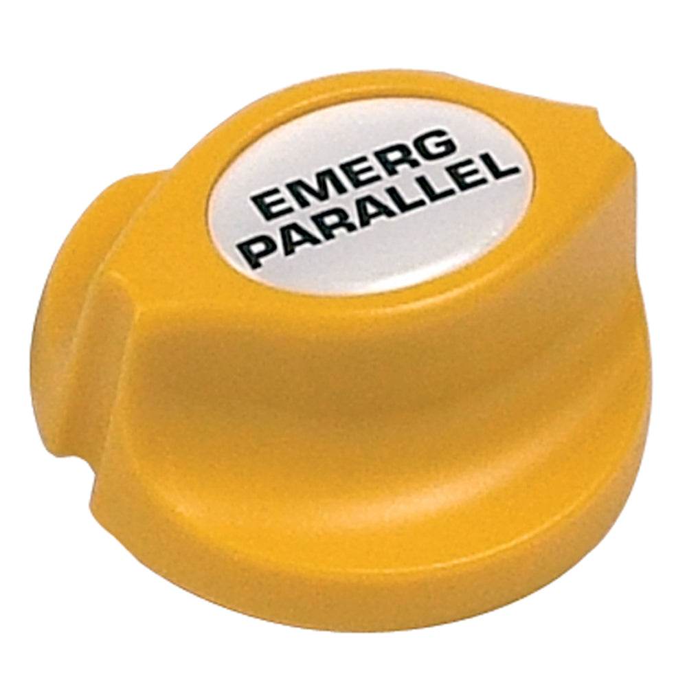 Suncoast Marine and Auto offers BEP Emergency Parallel Battery Knob - Yellow - Easy Fit [701-KEY-EP]