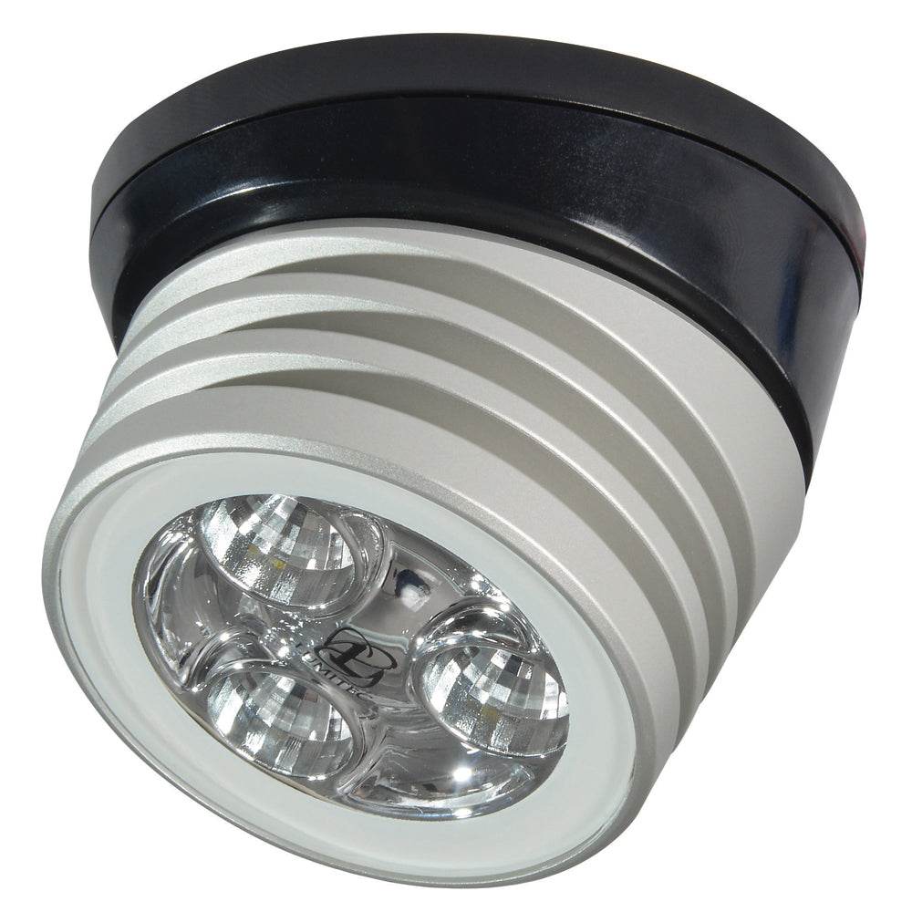 Suncoast Marine and Auto offers Lumitec Zephyr LED Spreader/Deck Light -Brushed, Black Base - White Non-Dimming [101326]