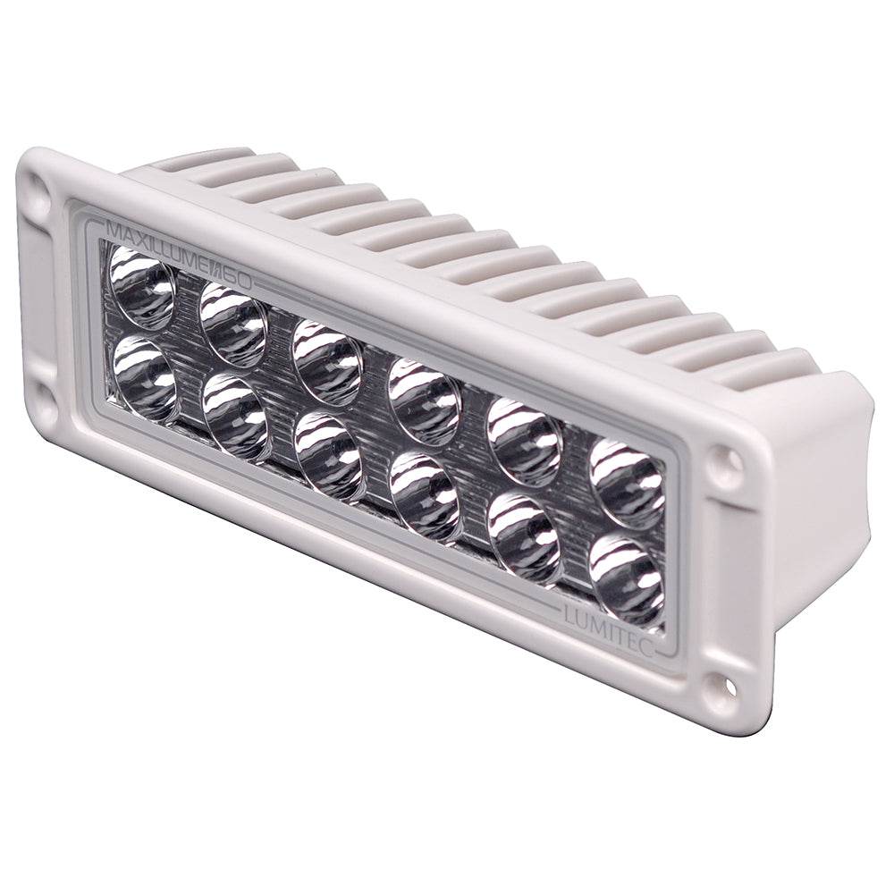 Suncoast Marine and Auto offers Lumitec Maxillumeh60 - Flush Mount Flood Light - White Housing - White Dimming [101336]