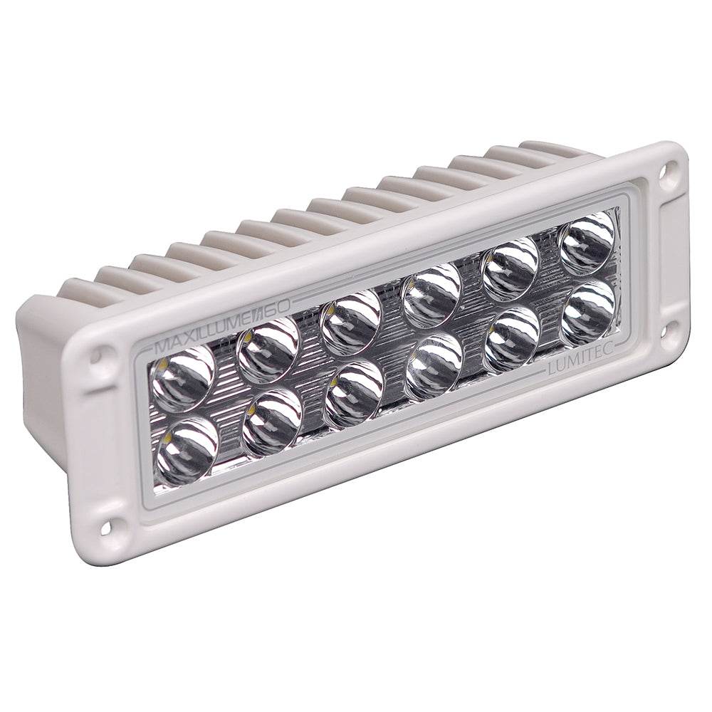 Suncoast Marine and Auto offers Lumitec Maxillumeh60 - Flush Mount Flood Light - White Housing - White Dimming [101336]