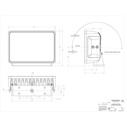 Suncoast Marine and Auto offers Lumitec Maxillume h120 - Trunnion Mount Flood Light - White Housing - White Dimming [101346]