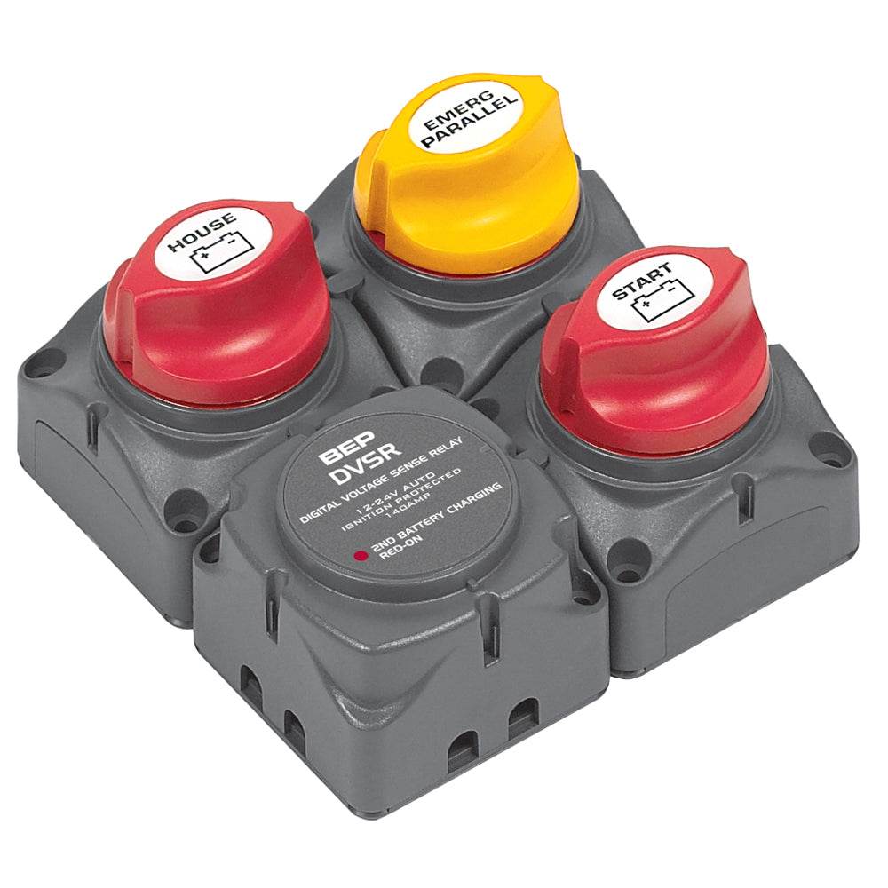 Suncoast Marine and Auto offers BEP Square Battery Distribution Cluster f/Single Engine w/Two Battery Banks [716-SQ-140A-DVSR]