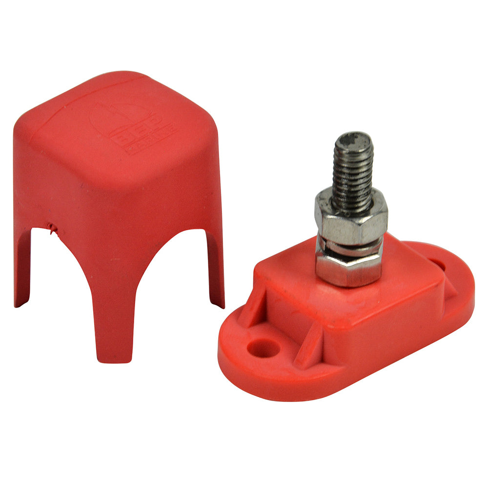 Suncoast Marine and Auto offers BEP Pro Installer Single Insulated Distribution Stud - 1/4" - Positive [IS-6MM-1R/DSP]