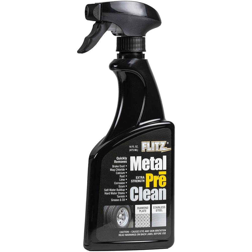 Suncoast Marine and Auto offers Flitz Metal Pre-Clean - All Metals Icluding Stainless Steel - 16oz Spray Bottle [AL 01706]