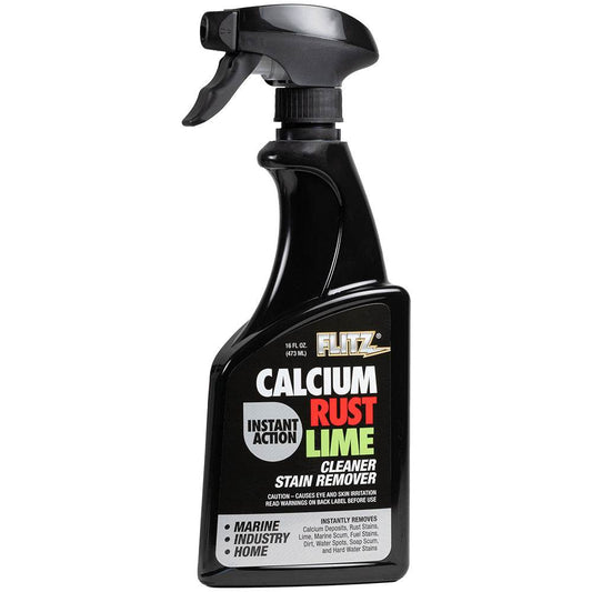 Suncoast Marine and Auto offers Flitz Instant Calcium, Rust & Lime Remover - 16oz Spray Bottle [CR 01606]