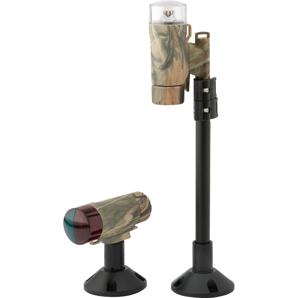 Suncoast Marine and Auto offers Attwood PaddleSport Portable Navigation Light Kit - Screw Down or Adhesive Pad - RealTree Max-4 Camo [14193-7]