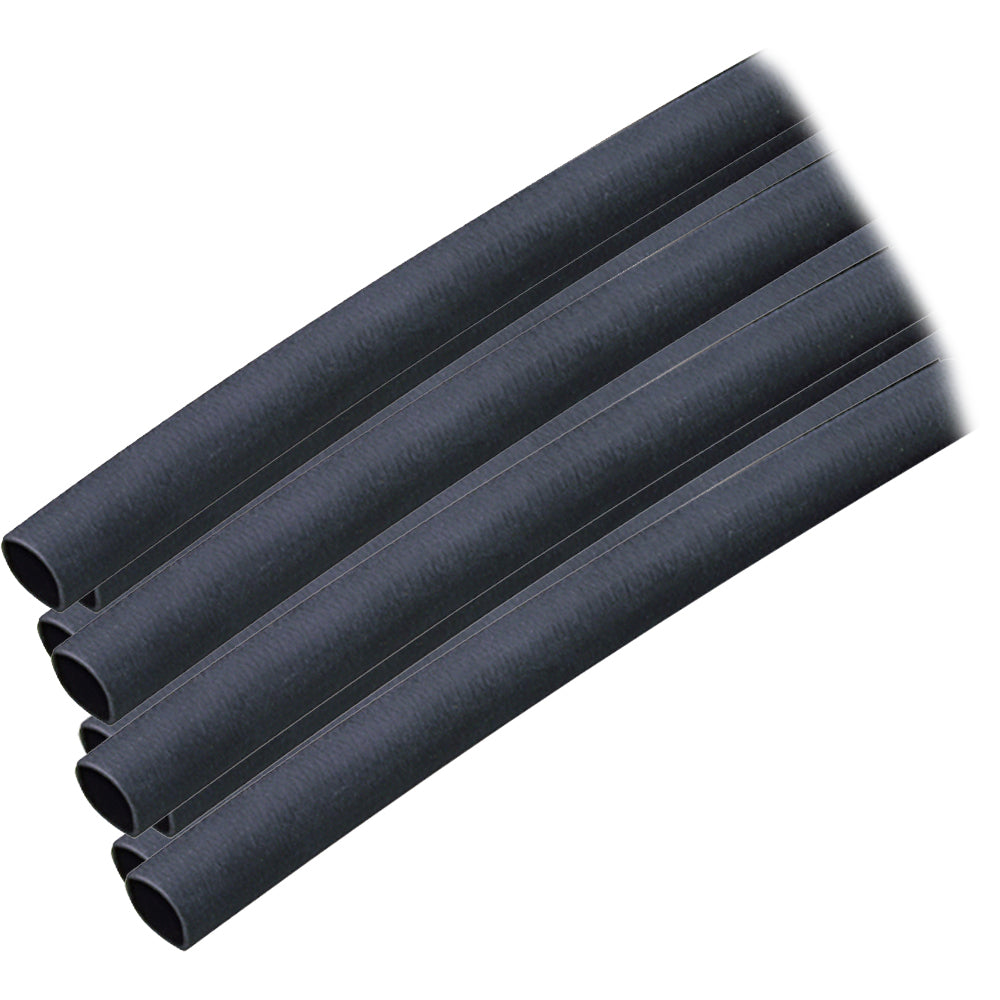 Suncoast Marine and Auto offers Ancor Adhesive Lined Heat Shrink Tubing (ALT) - 1/4" x 6" - 10-Pack - Black [303106]