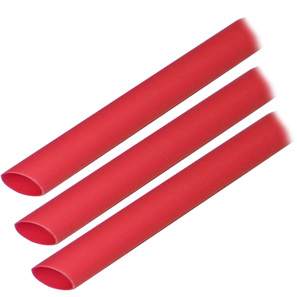 Suncoast Marine and Auto offers Ancor Adhesive Lined Heat Shrink Tubing (ALT) - 3/8" x 3" - 3-Pack - Red [304603]