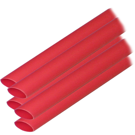 Suncoast Marine and Auto offers Ancor Adhesive Lined Heat Shrink Tubing (ALT) - 3/8" x 6" - 5-Pack - Red [304606]