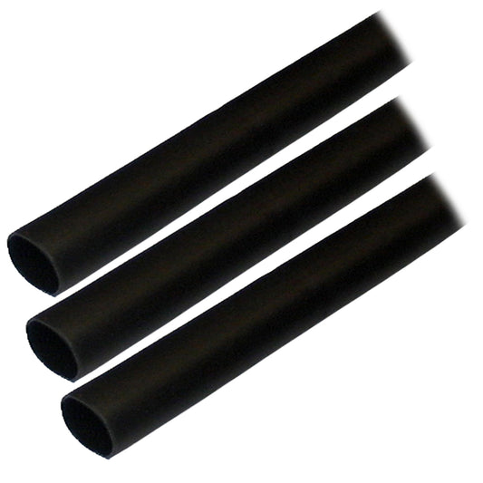 Suncoast Marine and Auto offers Ancor Adhesive Lined Heat Shrink Tubing (ALT) - 1/2" x 3" - 3-Pack - Black [305103]