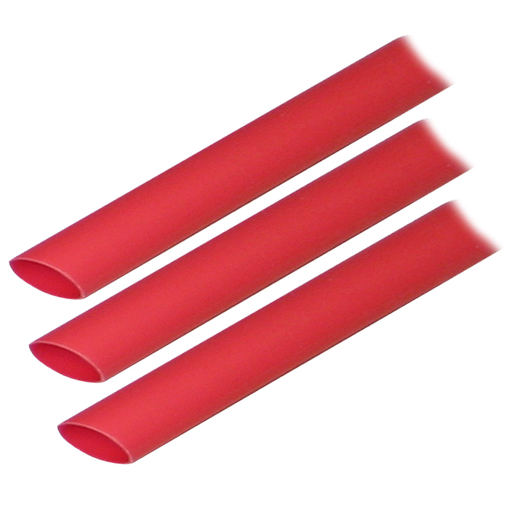 Suncoast Marine and Auto offers Ancor Adhesive Lined Heat Shrink Tubing (ALT) - 1/2" x 3" - 3-Pack - Red [305603]