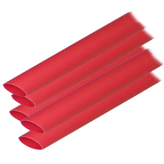 Suncoast Marine and Auto offers Ancor Adhesive Lined Heat Shrink Tubing (ALT) - 1/2" x 12" - 5-Pack - Red [305624]