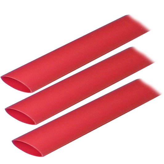 Suncoast Marine and Auto offers Ancor Adhesive Lined Heat Shrink Tubing (ALT) - 3/4" x 3" - 3-Pack - Red [306603]