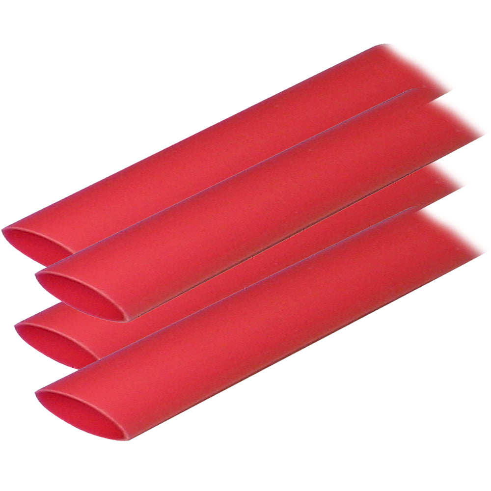 Suncoast Marine and Auto offers Ancor Adhesive Lined Heat Shrink Tubing (ALT) - 3/4" x 6" - 4-Pack - Red [306606]