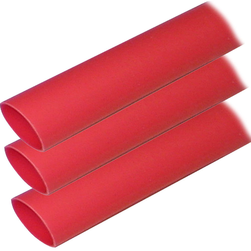 Suncoast Marine and Auto offers Ancor Adhesive Lined Heat Shrink Tubing (ALT) - 1" x 12" - 3-Pack - Red [307624]