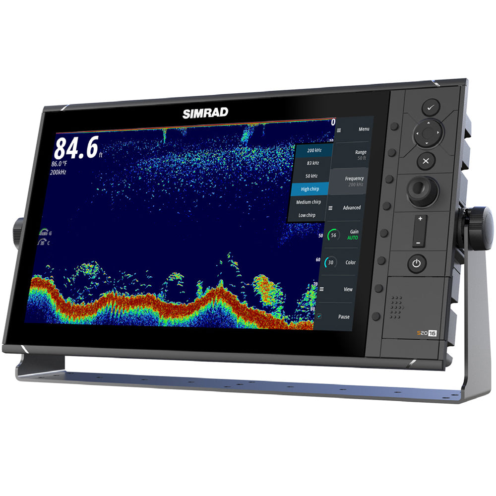 Suncoast Marine and Auto offers Simrad S2016 16" Fishfinder w/Broadband Sounder Module & CHIRP Technology - Wide Screen [000-12187-001]