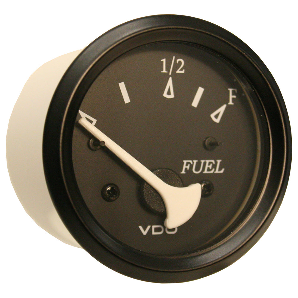 Suncoast Marine and Auto offers VDO Cockpit Marine 52mm (2-1/16") Fuel Level Gauge - Black Dial/Bezel [301-11802]