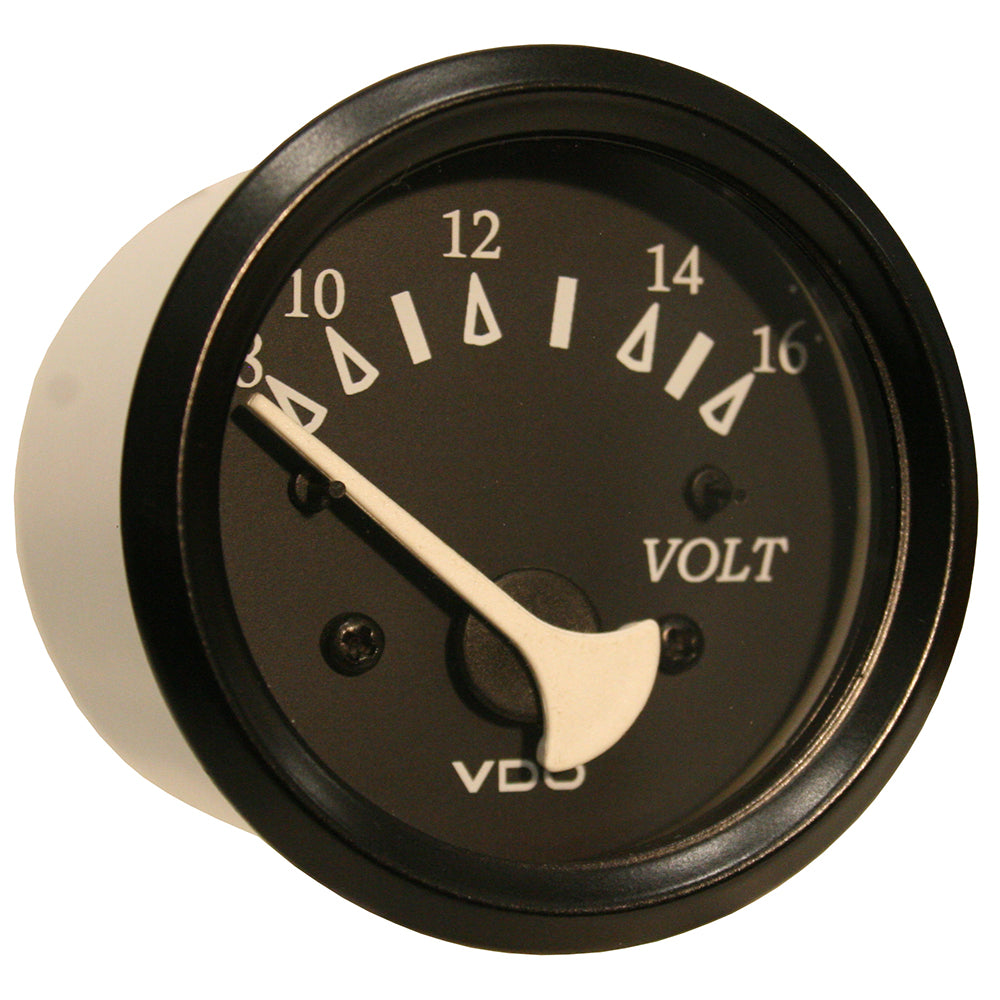 Suncoast Marine and Auto offers VDO Cockpit Marine 52mm (2-1/16") Voltmeter- Black Dial/Bezel [332-11805]