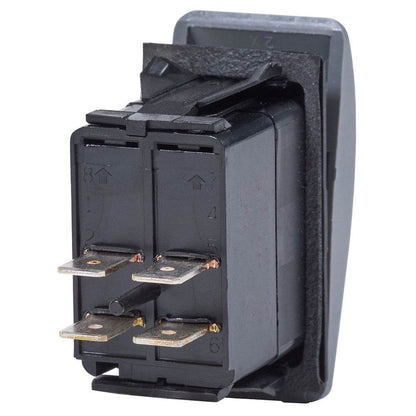 Suncoast Marine and Auto offers Blue Sea 7935 Contura II Switch DPST Black - OFF-(ON) [7935]