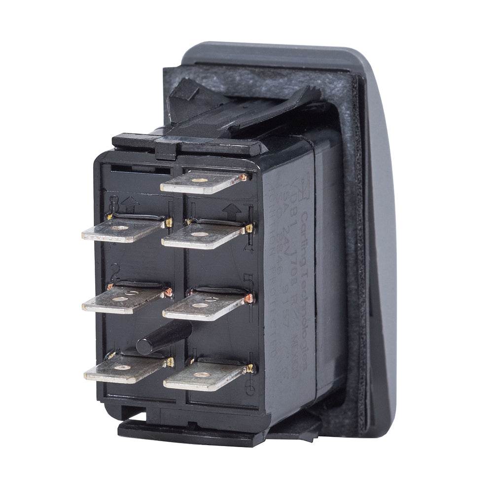 Suncoast Marine and Auto offers Blue Sea 7939 Contura II Switch DPDT Black - ON-ON [7939]