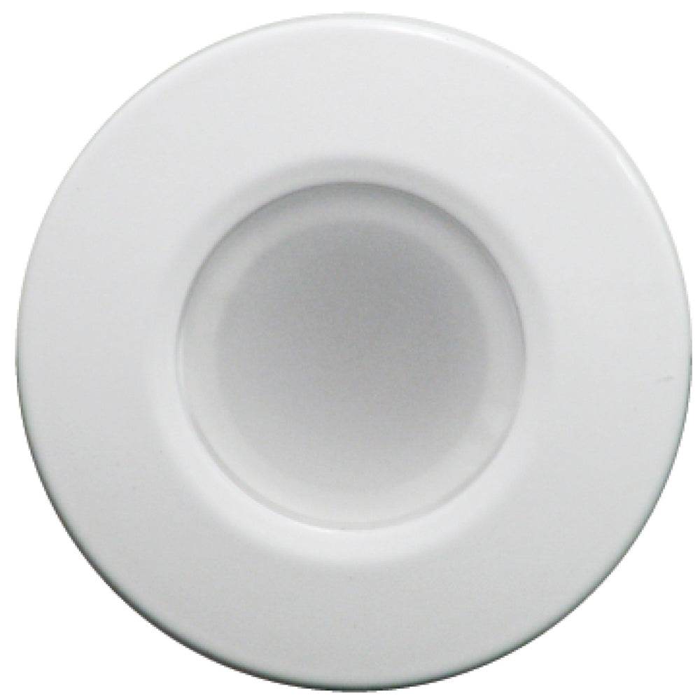 Suncoast Marine and Auto offers Lumitec Orbit Flush Mount Down Light - Blue Non-Dimming, Red Non-Dimming White Dimming w/White Housing [112528]