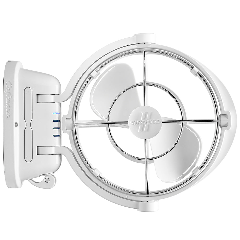 Suncoast Marine and Auto offers SEEKR by Caframo Sirocco II 3-Speed 7" Gimbal Fan - White - 12-24V [7010CAWBX]