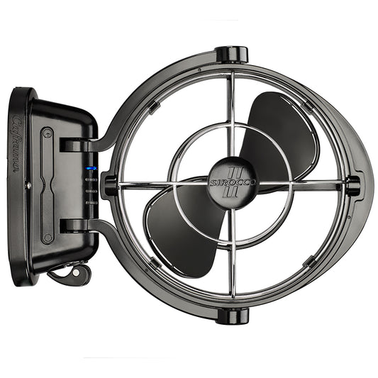 Suncoast Marine and Auto offers SEEKR by Caframo Sirocco II 3-Speed 7" Gimbal Fan - Black - 12-24V [7010CABBX]