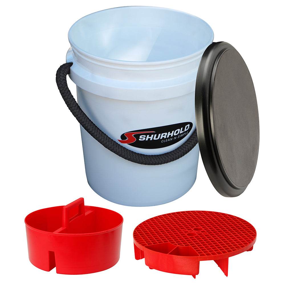 Suncoast Marine and Auto offers Shurhold One Bucket Kit - 5 Gallon - White [2461]