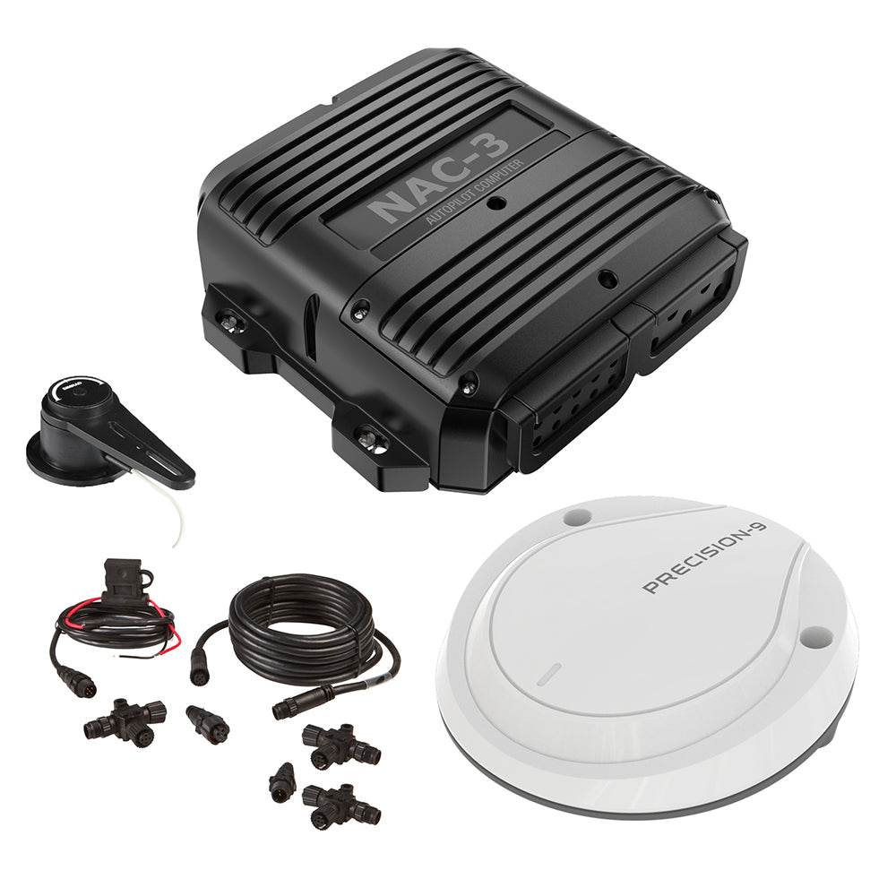 Suncoast Marine and Auto offers Simrad NAC-3 Autopilot Core Pack - NAC-3, Precision-9, RF25N & N2k Starter Kit [000-13336-001]