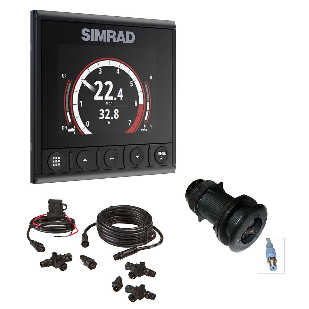 Suncoast Marine and Auto offers Simrad IS42 Speed/Depth Pack - IS42 Digital Display, DST800 Ducer & N2k Backbone Starter Kit [000-13293-001]