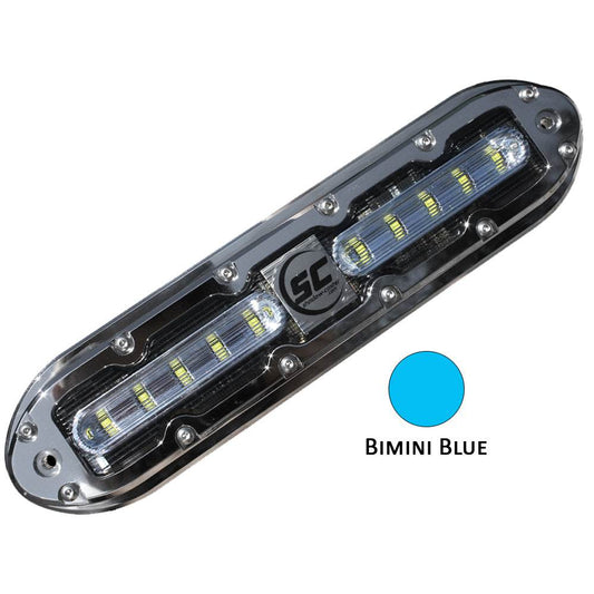 Suncoast Marine and Auto offers Shadow-Caster SCM-10 LED Underwater Light w/20' Cable - 316 SS Housing - Bimini Blue [SCM-10-BB-20]