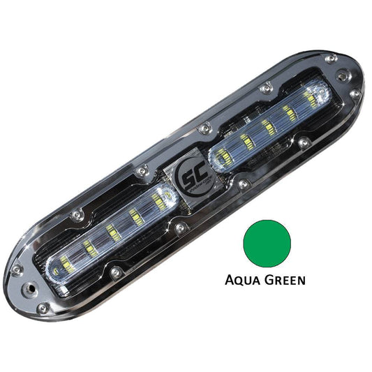 Suncoast Marine and Auto offers Shadow-Caster SCM-10 LED Underwater Light w/20' Cable - 316 SS Housing - Aqua Green [SCM-10-AG-20]