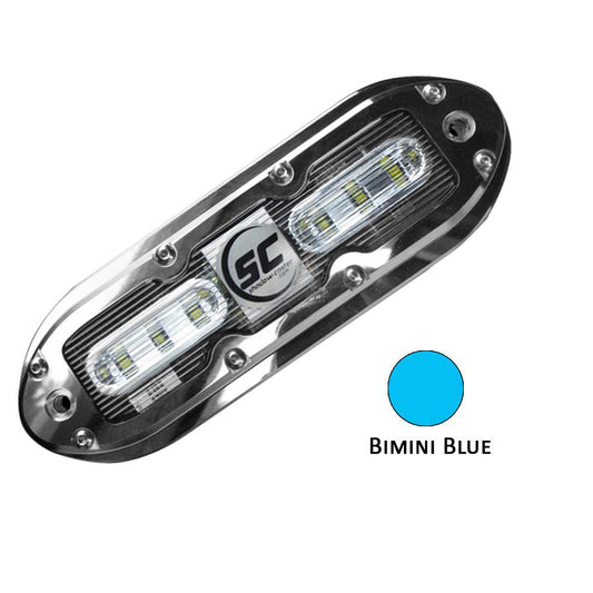 Suncoast Marine and Auto offers Shadow-Caster SCM-6 LED Underwater Light w/20' Cable - 316 SS Housing - Bimini Blue [SCM-6-BB-20]