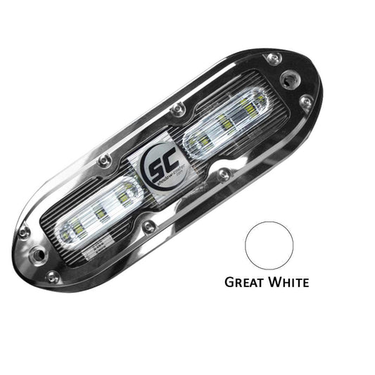 Suncoast Marine and Auto offers Shadow-Caster SCM-6 LED Underwater Light w/20' Cable - 316 SS Housing - Great White [SCM-6-GW-20]