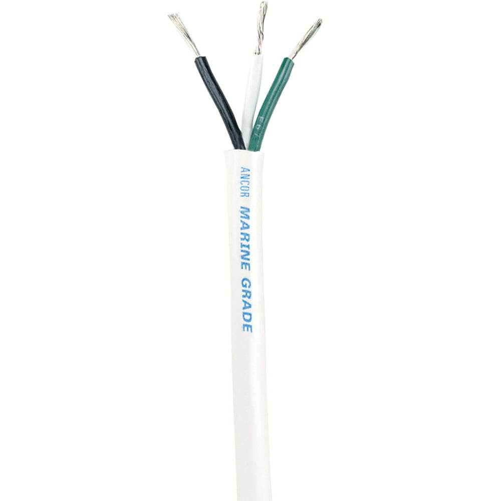 Suncoast Marine and Auto offers Ancor White Triplex Cable - 14/3 AWG - Round - 100' [133510]