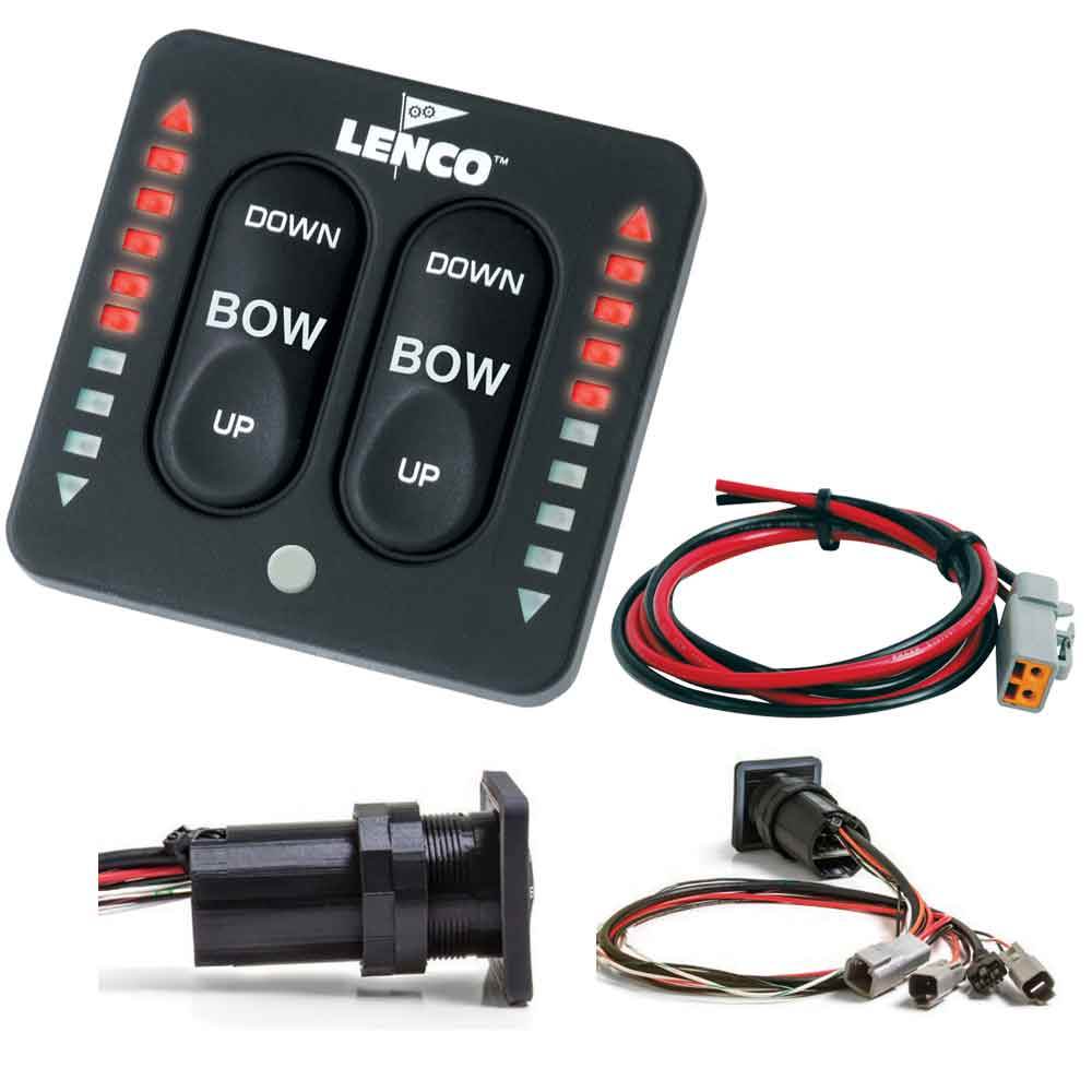 Suncoast Marine and Auto offers Lenco LED Indicator Integrated Tactile Switch Kit w/Pigtail f/Single Actuator Systems [15170-001]