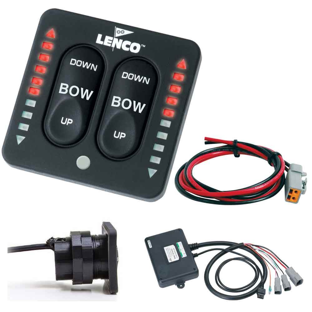 Suncoast Marine and Auto offers Lenco LED Indicator Two-Piece Tactile Switch Kit w/Pigtail f/Single Actuator Systems [15270-001]