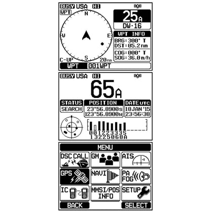 Suncoast Marine and Auto offers Standard Horizon Quantum GX6000 25W Commercial Grade Fixed Mount VHF w/NMEA 2000, Integrated AIS receiver, Speaker Mic [GX6000]